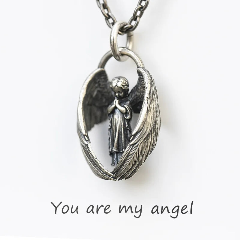 Anime Mecha Girl Pendant Necklace