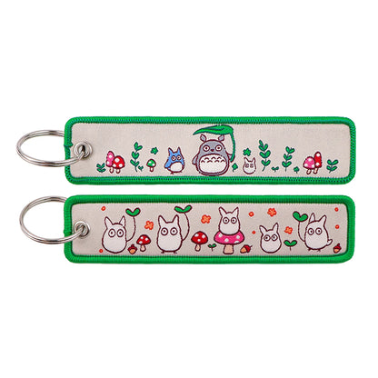 Anime Movie White Dragon Keychain