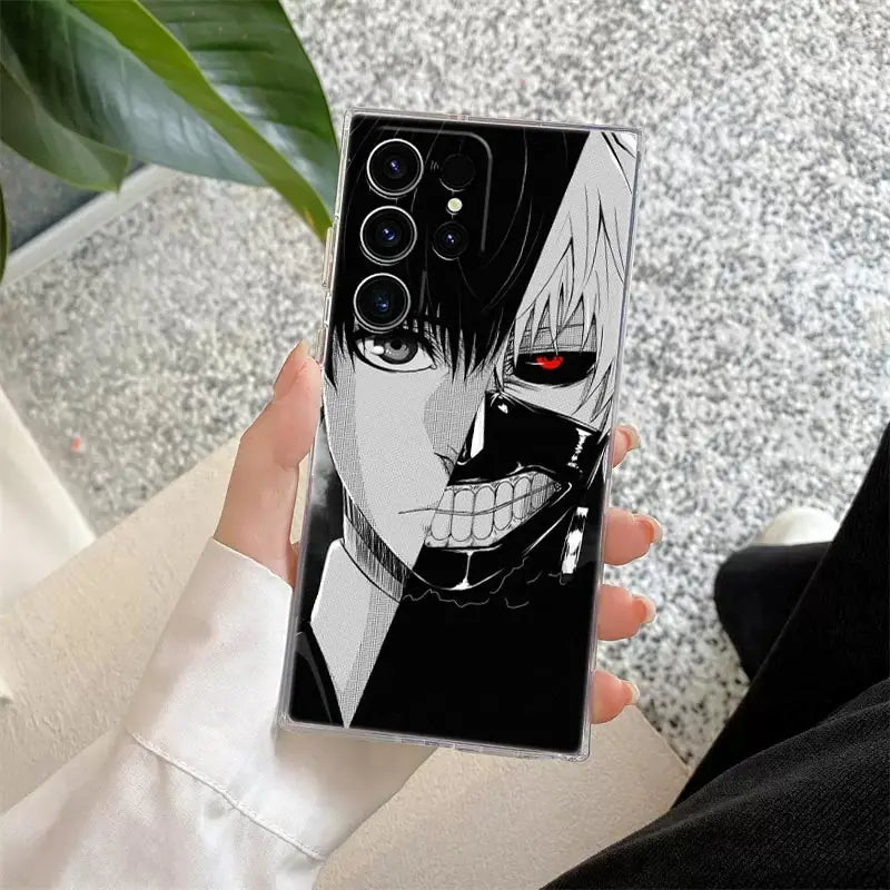 Tokyo Ghoul Kaneki Clear Phone Case