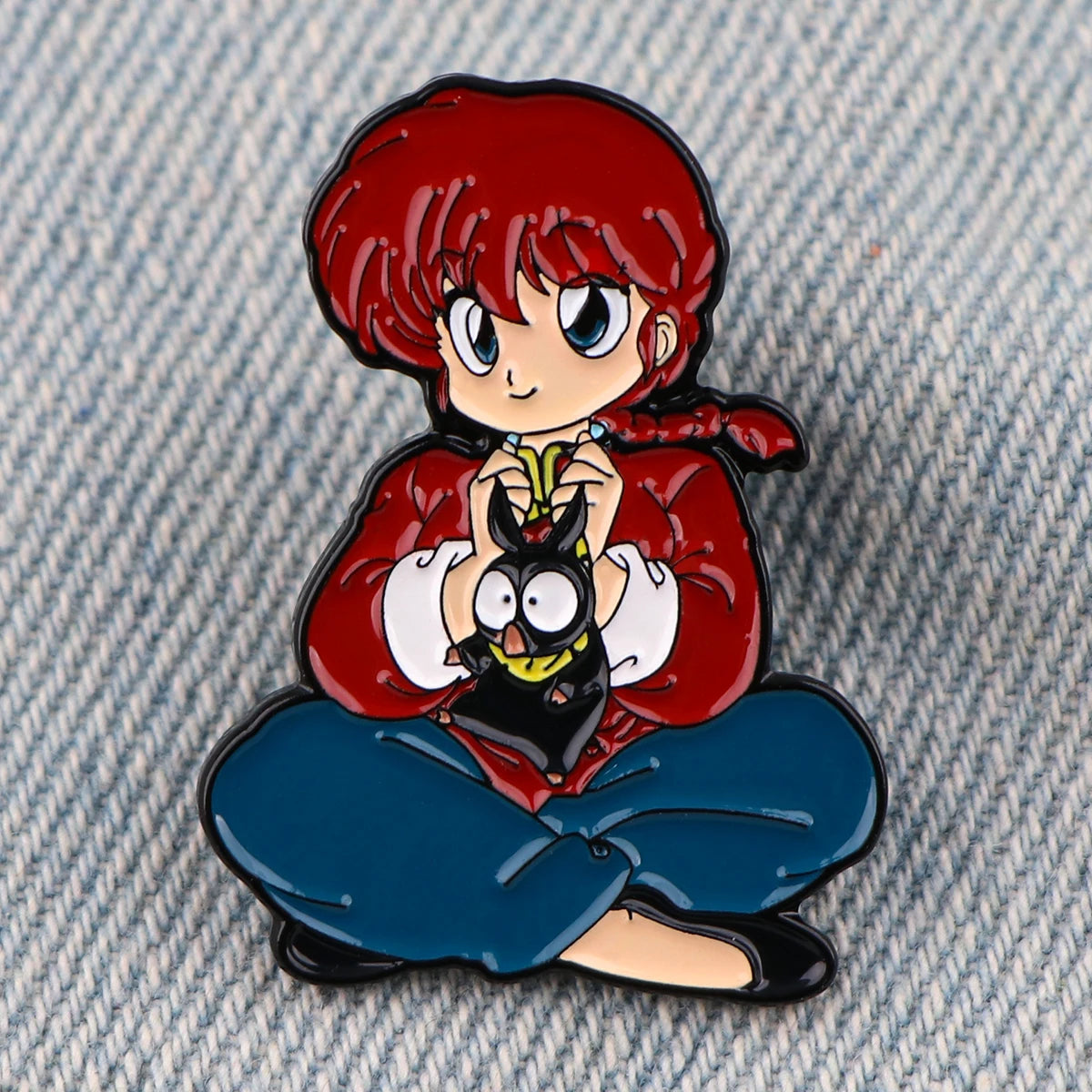 Classic Japanese Anime Boy Enamel Pin Women's Brooch