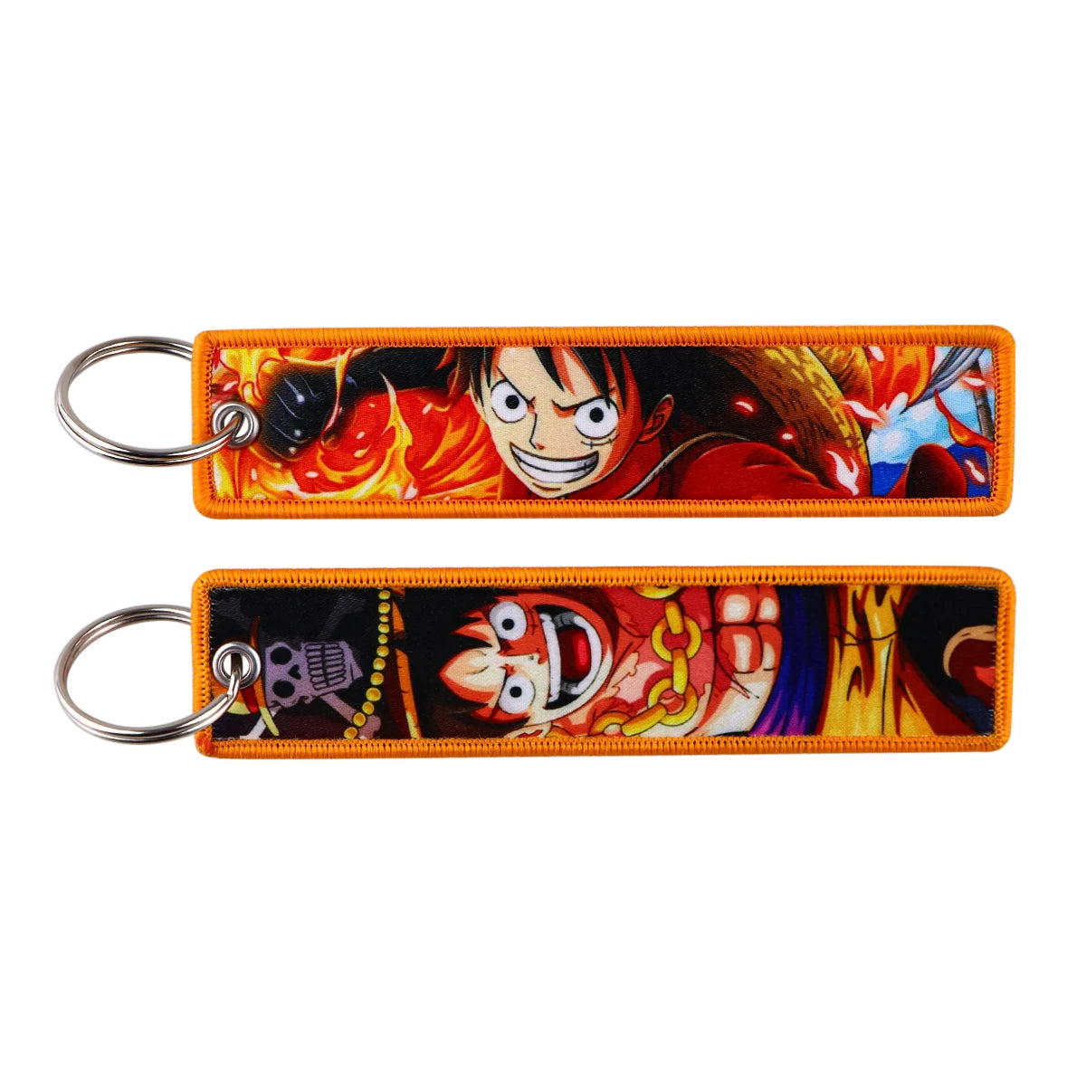 Anime Embroidery Keychain