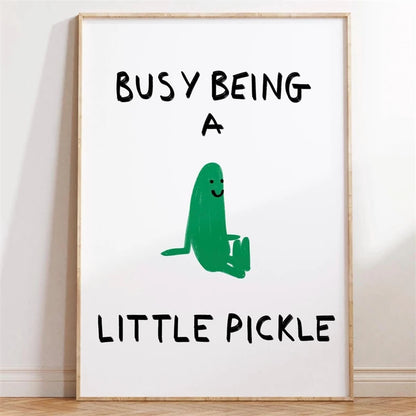 Black and White Humor Poster A Frog Sitting on The Toilet Print Canvas Painting Minimalist Wall Art Picture for Home Decoration