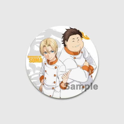 Food Wars Soma Tinplate Pins