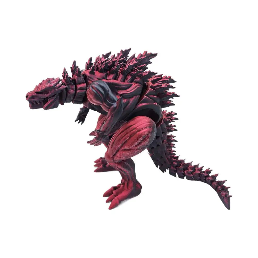 3D Printed Dragon Ornament Desktop Ornament 3D Big Mouth Dinosaur Animals Home Office Craft Printed Figures Christmas Gifts