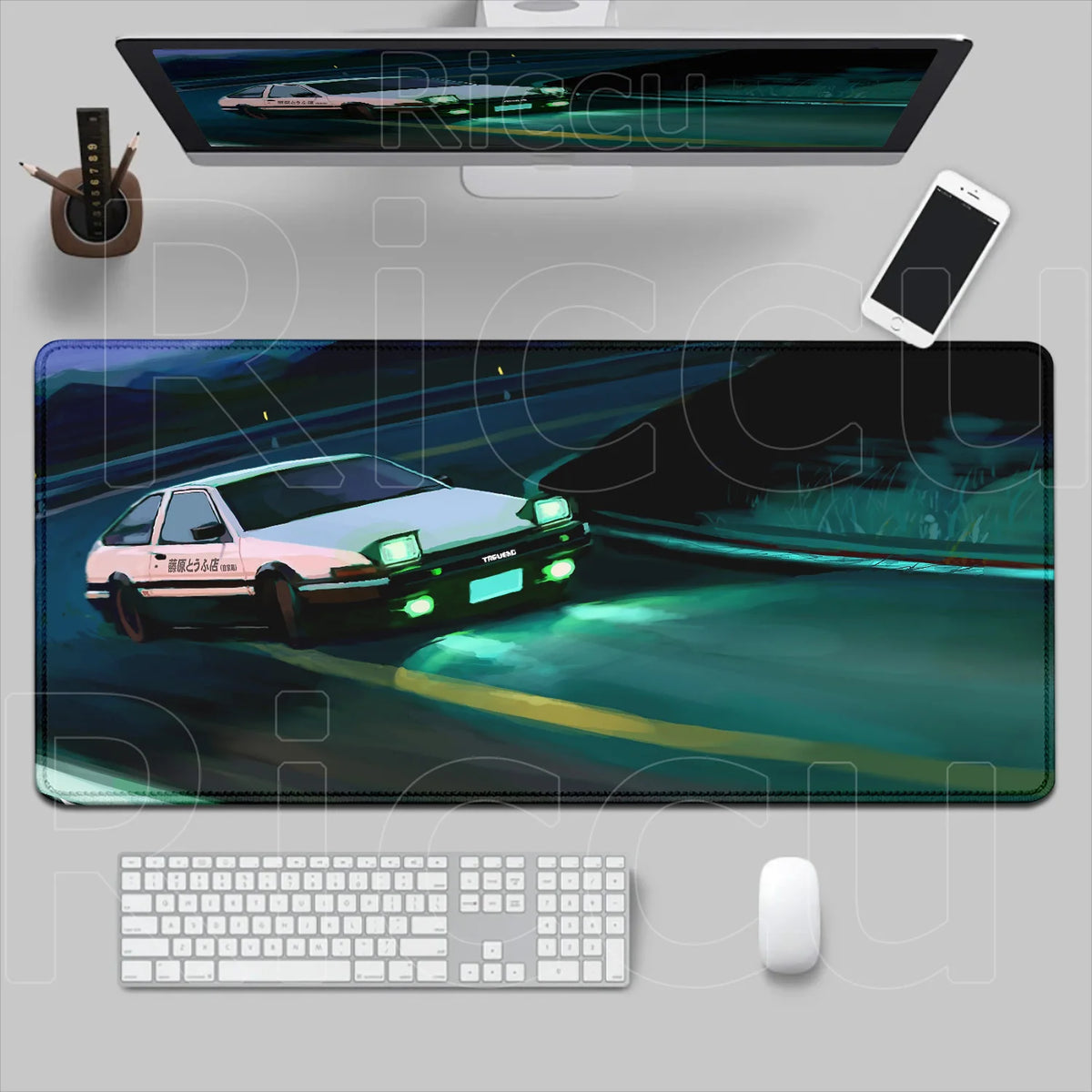 Initial D Keyboard Deskmat