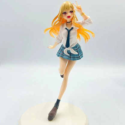 12cm My Dress-Up Darling Anime Figure Black Maid Outfit Kitagawa Marin Action Figure Shizuku Kuroe Figurine Collection Model Toy