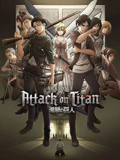 Japanese Anime Attack on Titan New Diamond Art Painting Captain Levi Ackerman Mikasa Picture Mosaic DIY Cross Stitch Kits Decor