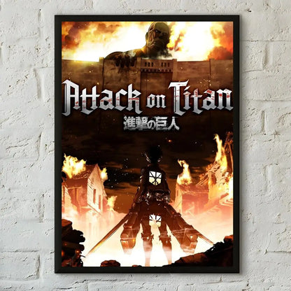 Anime Attack on Titan Poster  Poster Print Wall Art Pictures Canvas Painting Living Room Bedroom Home Decor
