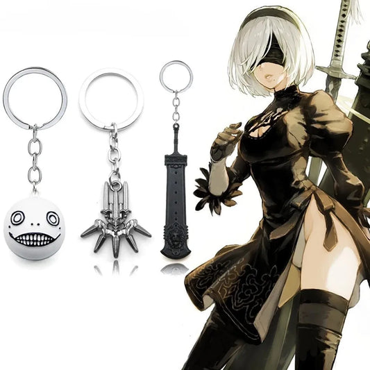 Game NieR Automata YoRHa Keychains No. 2 Type B Beastlord Sword