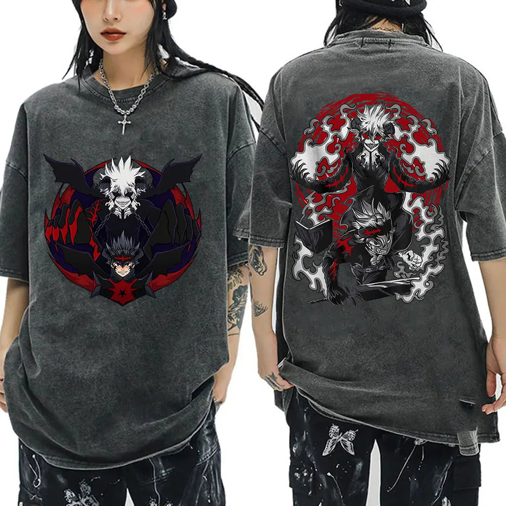 Black Clover Yami Sukehiro Washed T Shirt