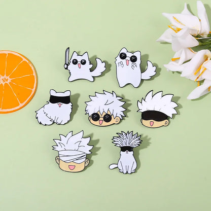 Jujutsu Kaisen Enamel Pin Cartoon Anime Brooches