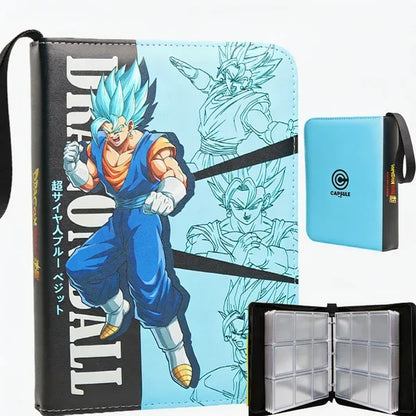 400pcs/900pcs Anime Dragon Ball Vegeta Folder Binder card Holder Game Cards Album Book Collection Cards Storage bag Kids Gifts