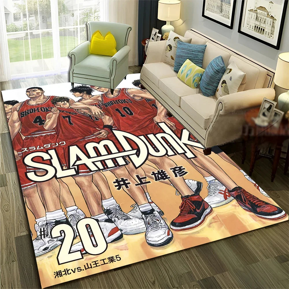 Slam Dunk Basketball Rug