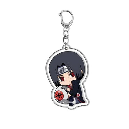 Naruto Shippuden Anime Acrylic Backpack Keychain Pendant Cosplay Accessory Uzumaki Naruto Figure Collectible Gift for Fans