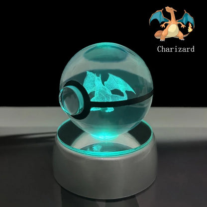 Pokemon Pikachu LED Crystal Ball