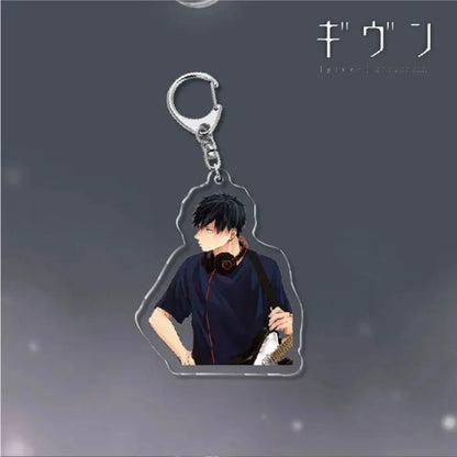 Manga Anime Keychain Cartoon Print Yaoi BL Given Acrylic Characters Key Chain Harajuku Keyring Car Pendant Key Ring Gifts 2025