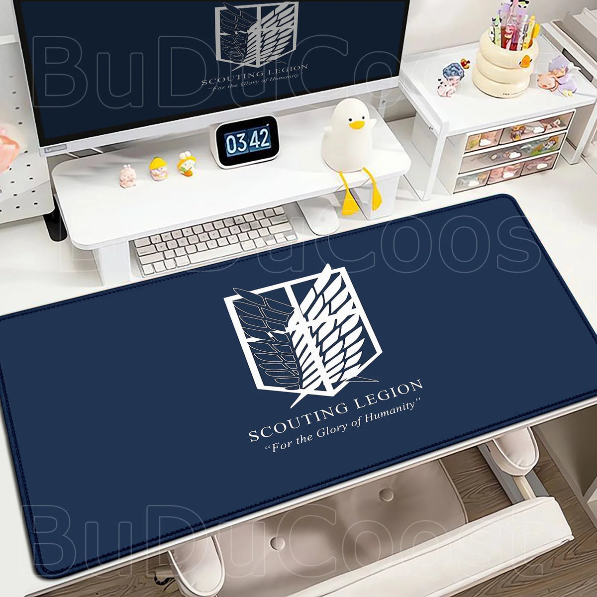 New Mousepad Anime Attack on Titan Mouse Pad Gaming Accessories PC Keyboard Large Rubber Non-slip Desk Mat Computer Table Carpet