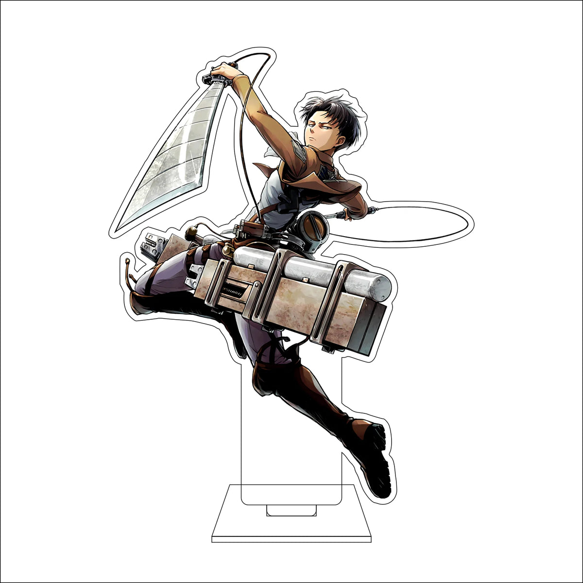 16CM Anime Attack on Titan Cosplay Acrylic Figure Stand Plate Jean Kirstein Hange Zoe Rivaille Ackerman Ornaments Gifts
