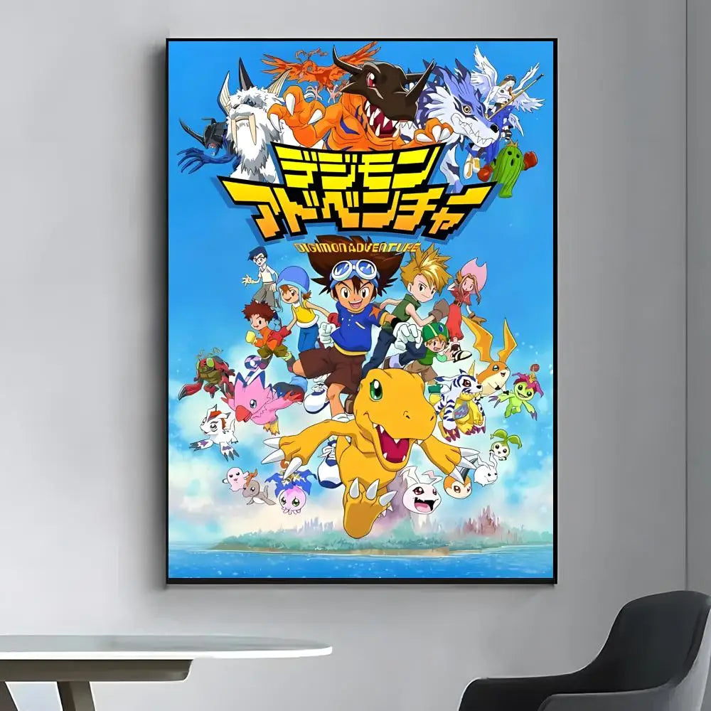 Digimon Poster Wall Art