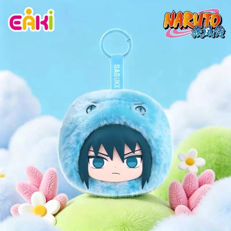 EAKI Naruto Shippuden Special Color Series Earphone Bag Blind Box Itachi Sasuke Cute Keychain Trendy Toys Surprise Pendants Gift