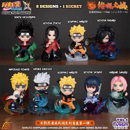 In Stock Genuine FUNISM Naruto Shippuden The Ultimate Battle Series Blind Box Naruto Sasuke Trendy Toy Figurine Gift