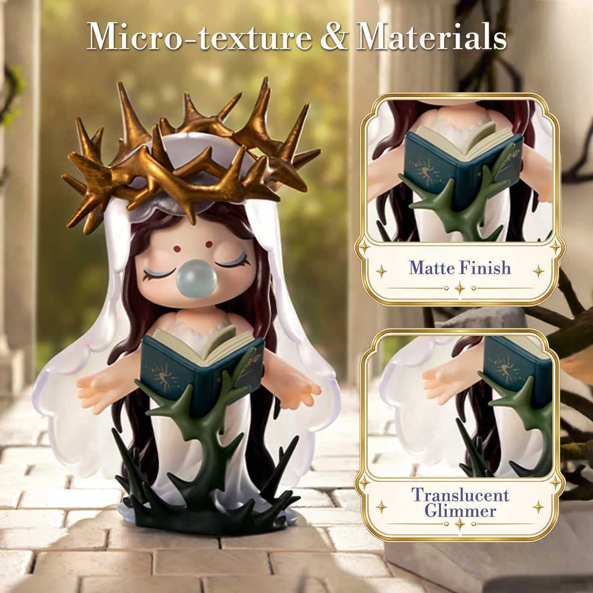 Rolife Nanci Secret Fantasy Blind Box Collectible Figure Dolls Dark Academia Desk Decor Surprise Box Gift for Kids Friends Adult