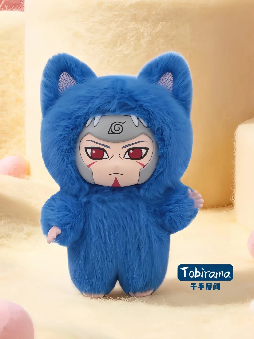 EAKI Naruto Kitten Land Series V3 Plush Blind Box Itachi Sasuke Obito Cute Peripheral Doll Soft Figure Toy Surprise Pendant Gift