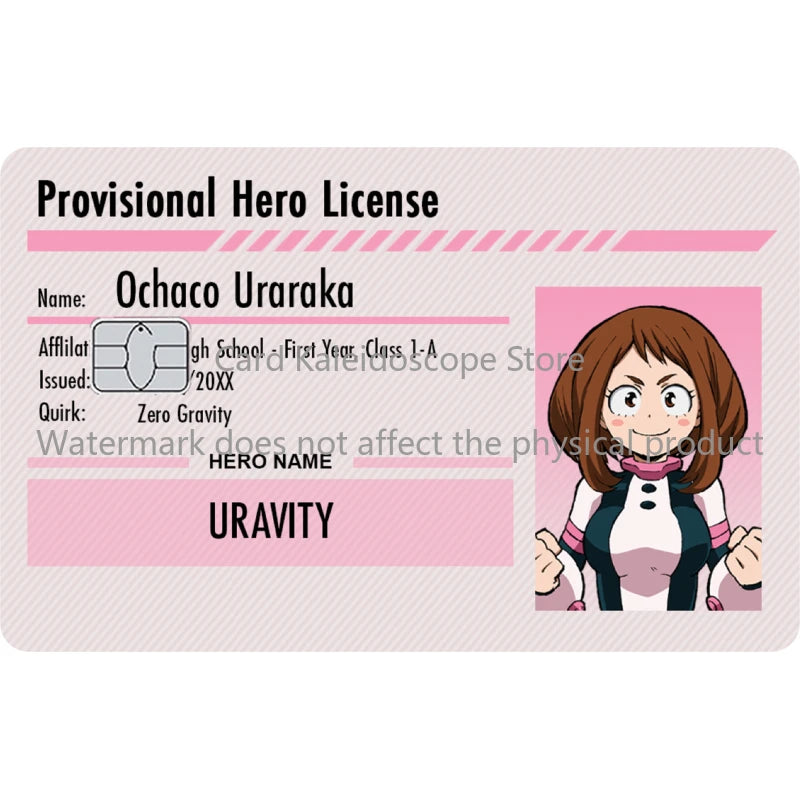 My Hero Academia Student ID Card Sticker