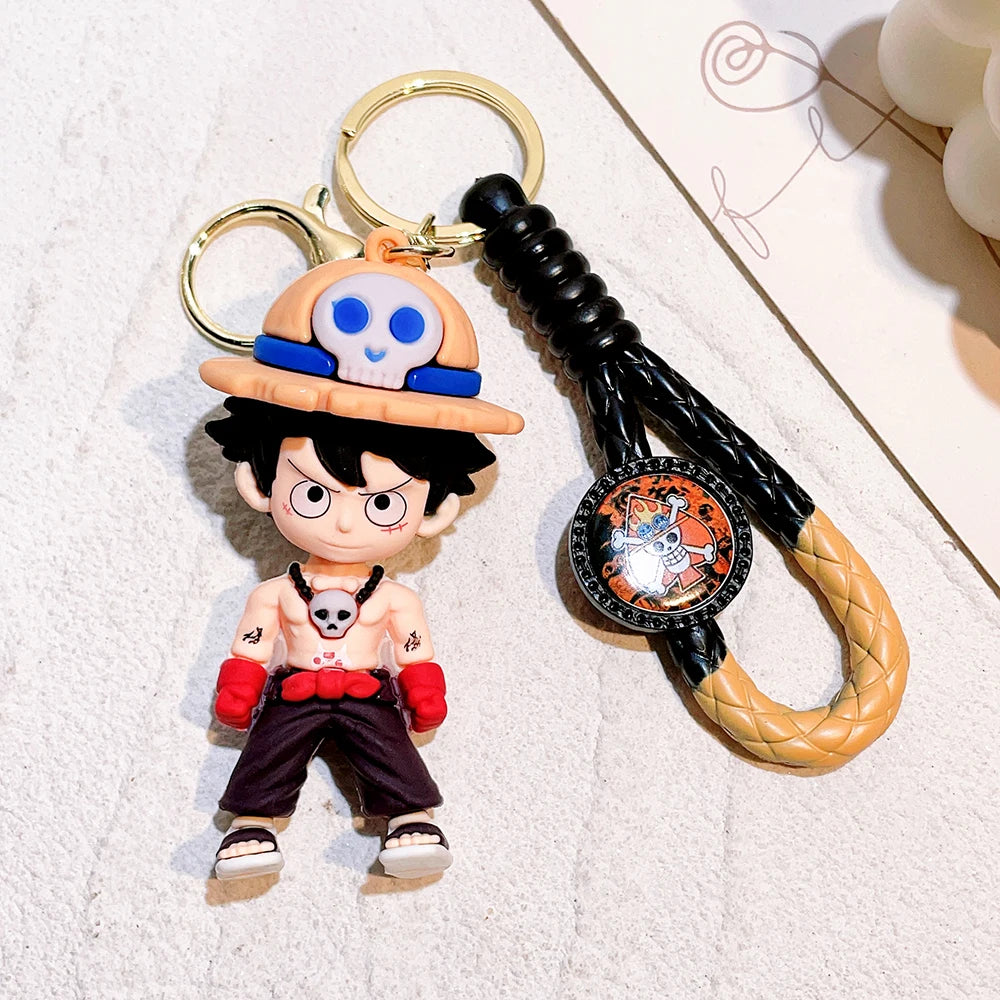 One Piece Luffy Silicone Keychain