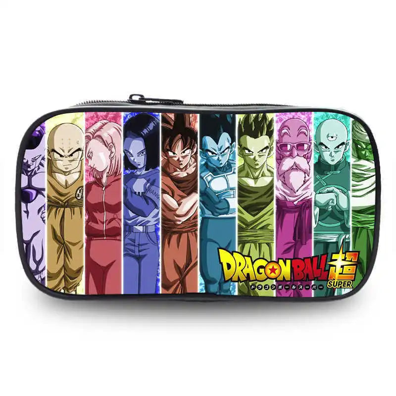 Dragon Ball pencil case cartoon anime merchandise durable Oxford cloth stationery box student study supplies printed storage bag