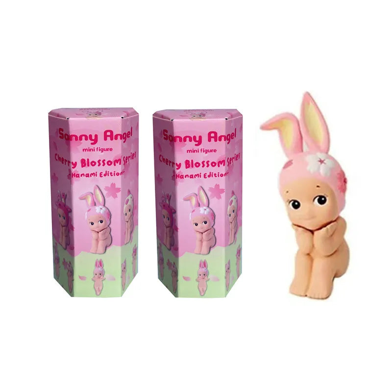 1-12pcs cherry blossom series hippers blind box mini figure collectible phone decoration table christmas gift mystery box