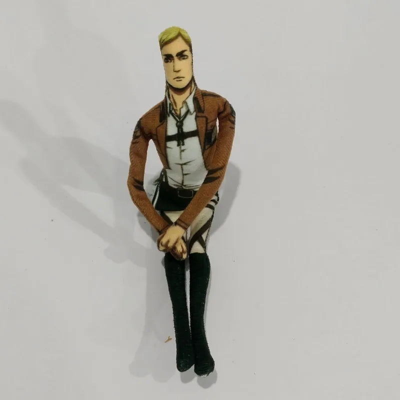 New Attack on Titan Eren Jaeger Armin Arlert Hange Zoe Personalized Anime Movie Accessories Creative Cartoon Movable Doll Gifts