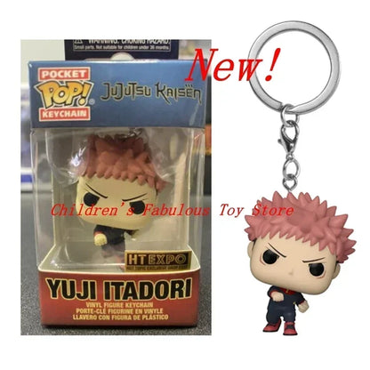 2026 FUNKO Pocket Keychain Jujutsu Kaisen Satoru Gojo Nobara Kugisaki Megumi Fushiguro Yuji Itadori Figure Collection Toys Gifts