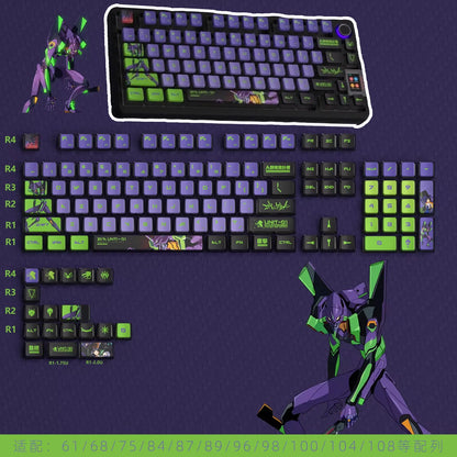 Evangelion Asuka Transparent Keycap