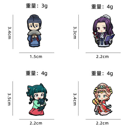 The Apothecary Diaries Maomao Jinshi Enamel Pins