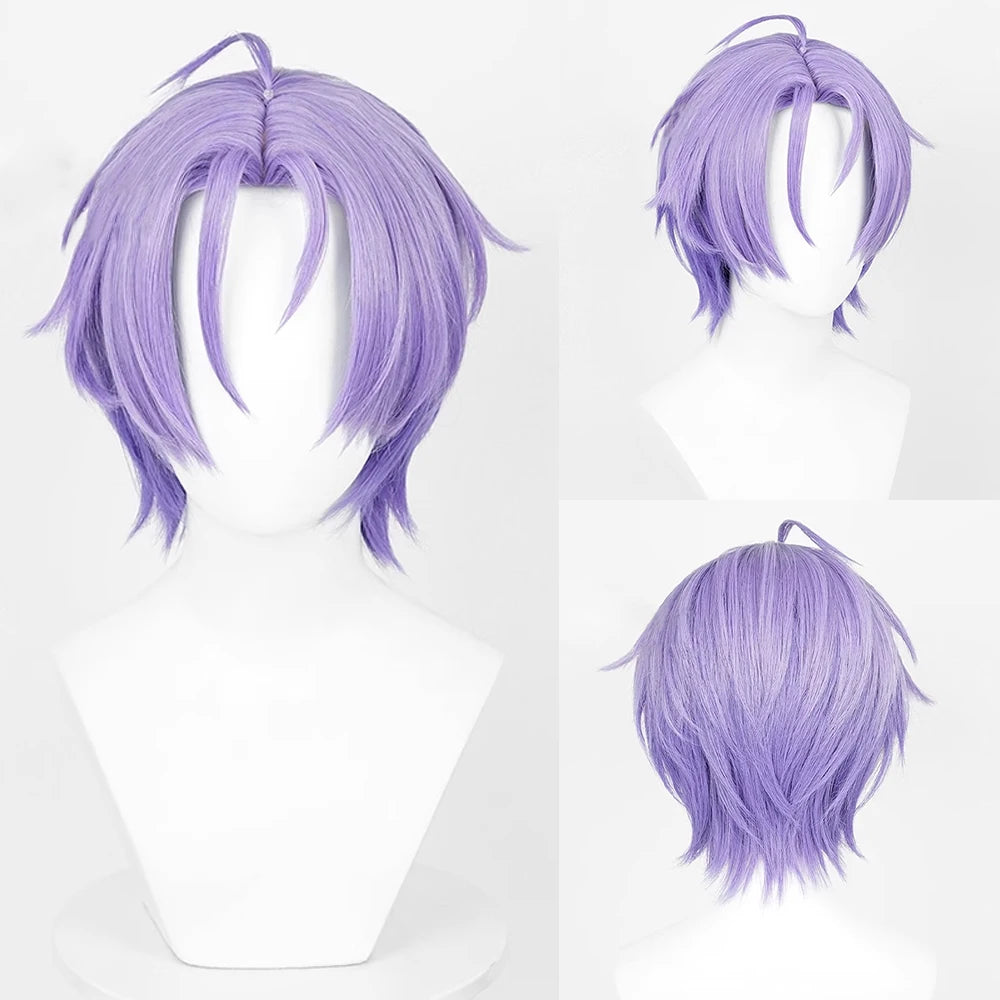 Anime Game Purple Wig