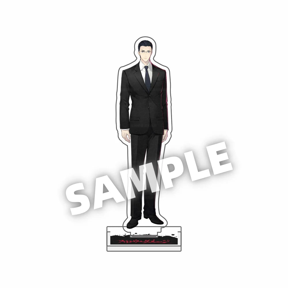 Anime Slow Damage cute 15CM acrylic keychains Model Figure figurine