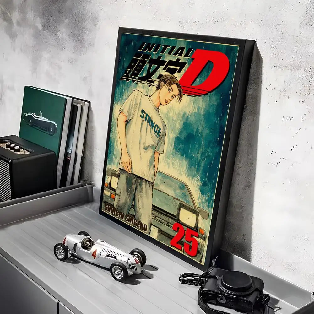 Initial D Car Wall Art