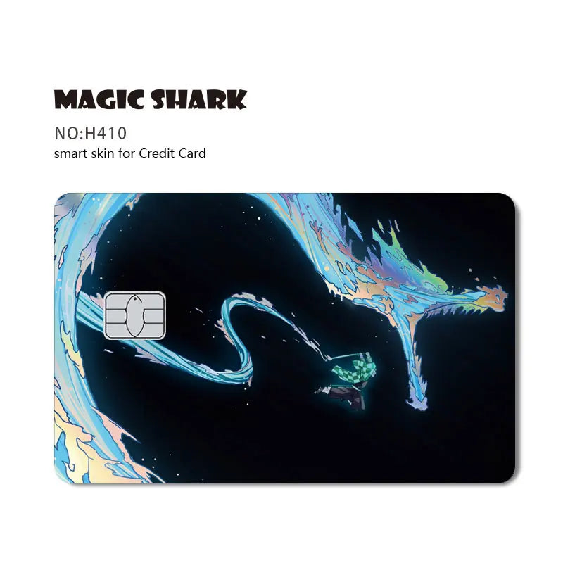 Demon Slayer Shark Holographic Card Skin