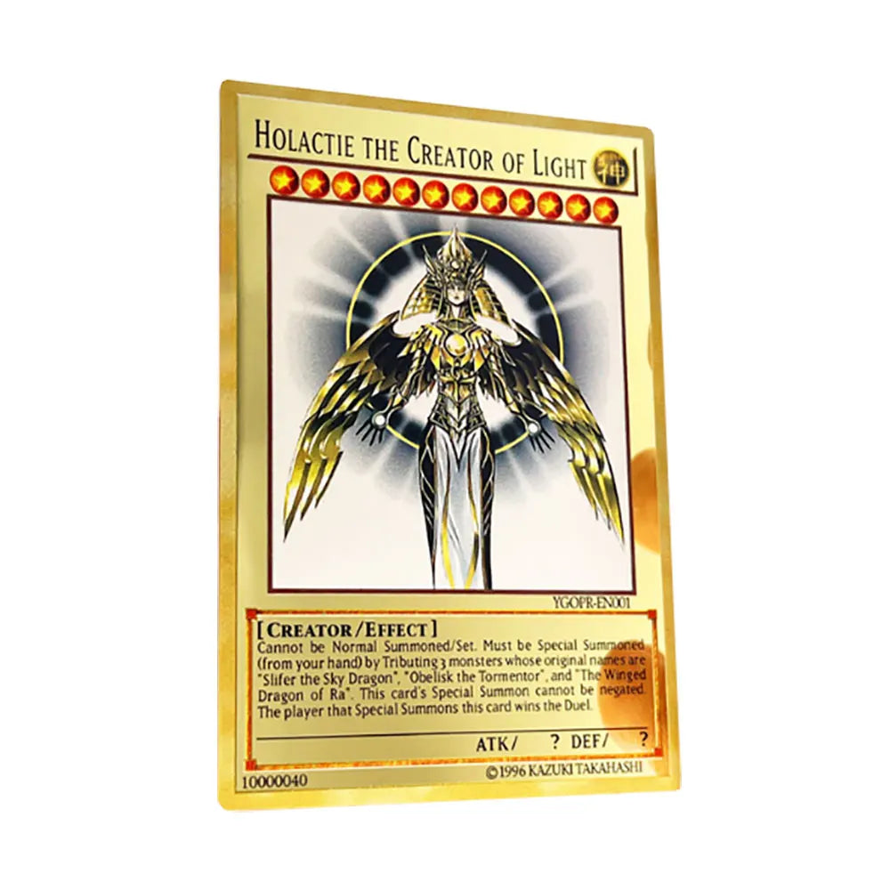 Yu-Gi-Oh Exodia Metal Card