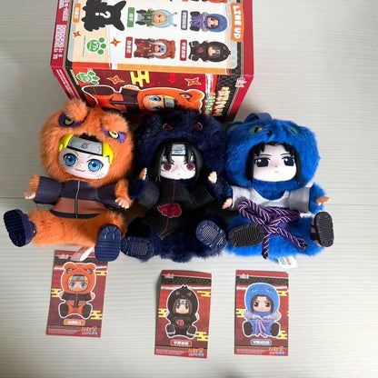 Naruto Cute Beast Party Blind Box Uzumaki Naruto Sasuke Tsunade Jiraiya Orochimaru Itachi Doll Collectible Anime Figurine Gift