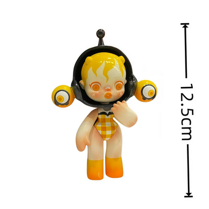 Pop Mart Skullpanda Bjd Nana Figures Baby Series Flower Blooming Figure  Pink Green SP Art Toy Limited Dolls Surprise Toy Gift