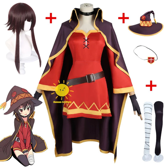 Anime Megumin Sorceress Dress