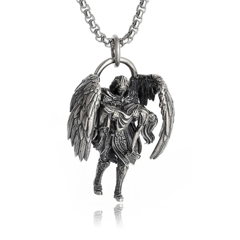 Anime Mecha Girl Pendant Necklace