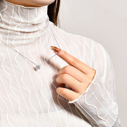 Moissanite Diamond Pendant Necklace