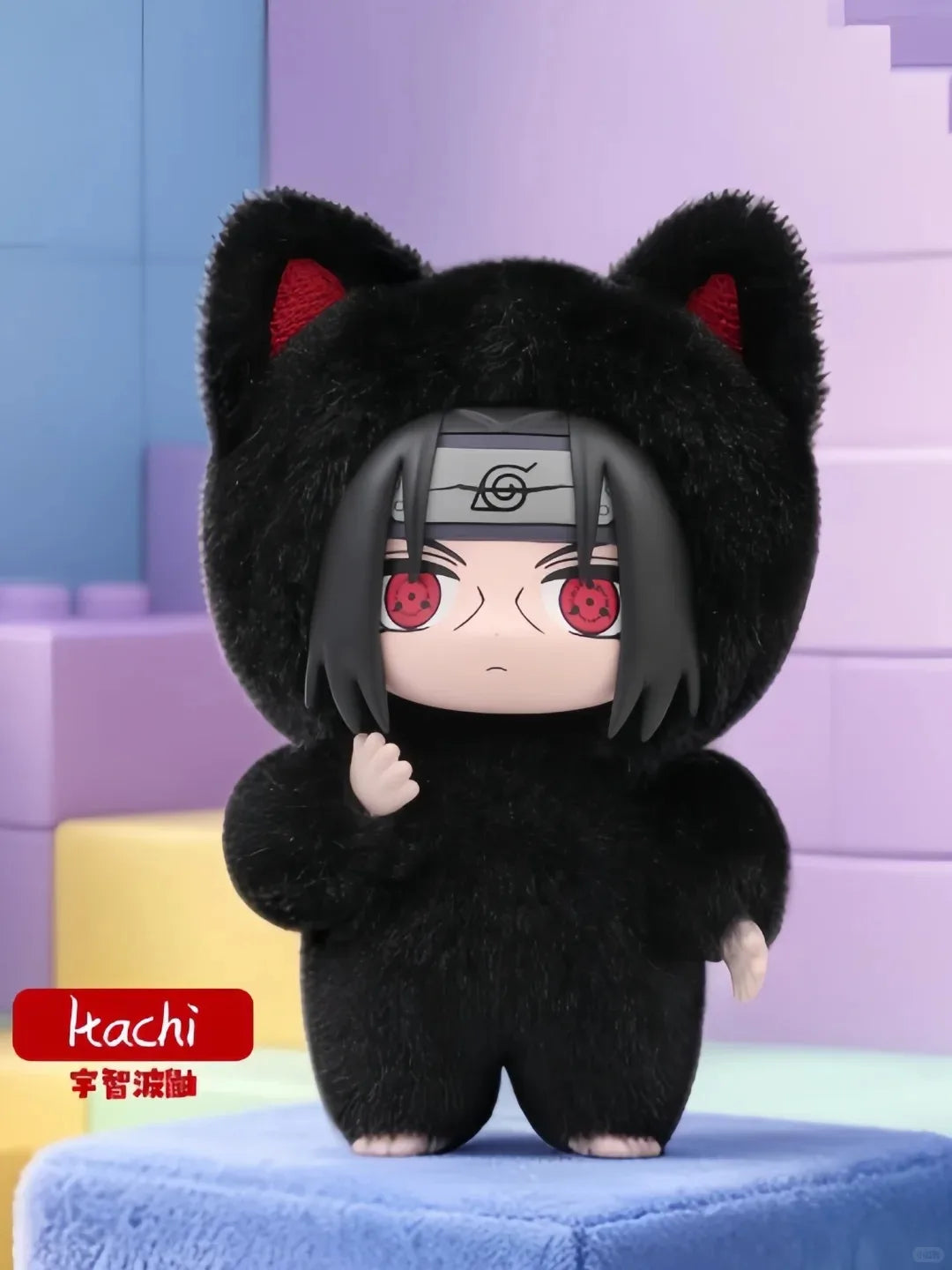 New TOPTOY Eaki Naruto V3 Kitten Land Series Blind Box Pajamars Plush Vinyl Doll Action Figures Neji Hyuga Gaara Surprise Toys