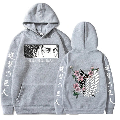 New Attack Giant Large Hoodie Levi Graphic Hoodie Men's and Women's Clothing Autumn Warm Hoodie Street Top