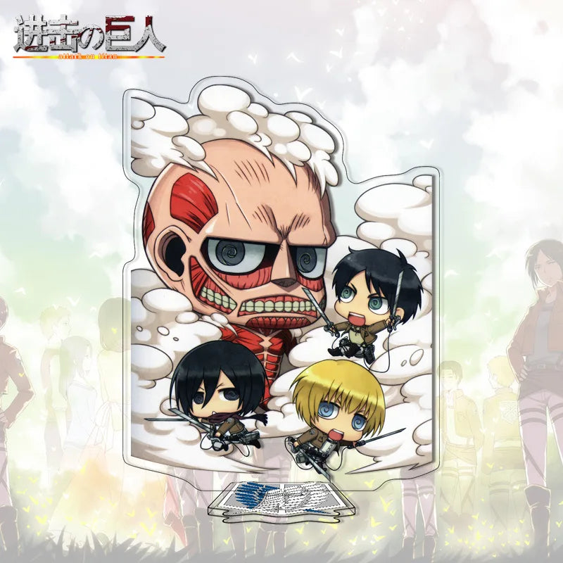 Attack on Titan Acrylic Stand 41-80 Anime Figure Custom Made One Piece Drop Shipping Wholesale Distributor Merchandise