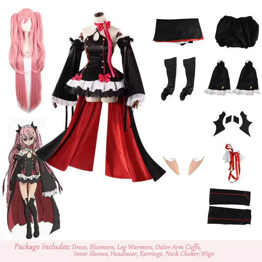 Seraph Of The End Krul Tepes Cosplay Wig
