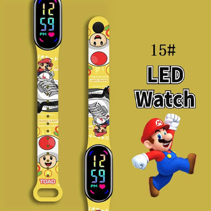 Kids LED Watch Touch Control Digital Silicone Strap